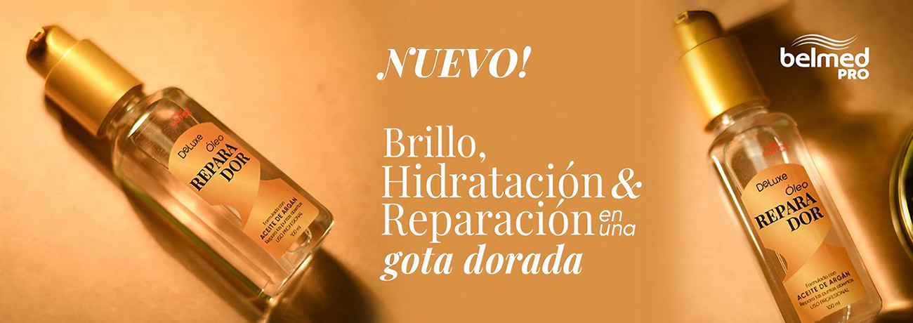 Brillo, Hidratación & Reparación en una gota dorada